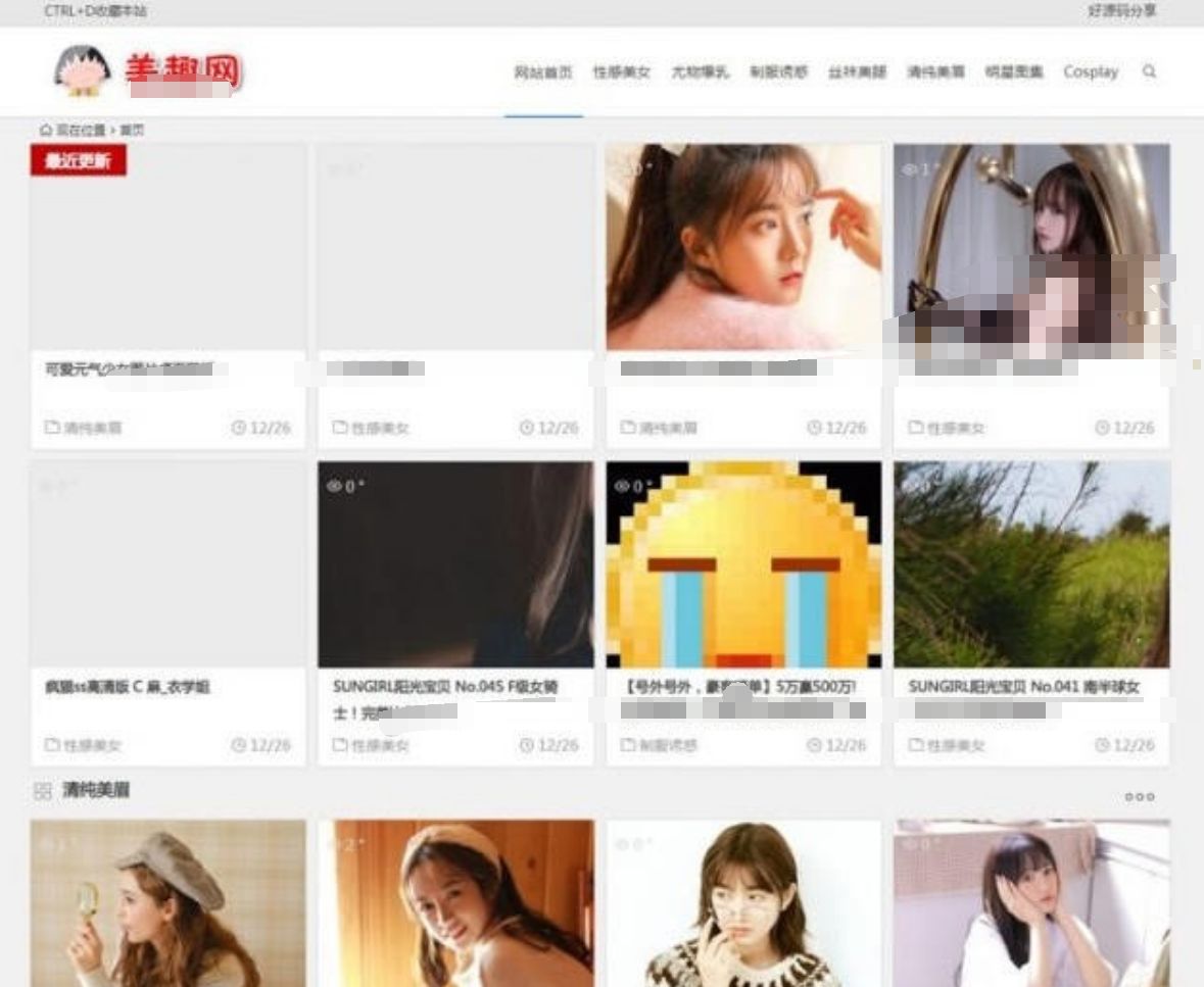 2023最新WordPress知更鸟MM图片采集站源码+自带规则和模板