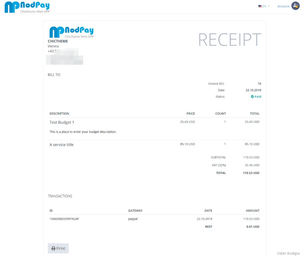 PHP在线支付多语言收款程序/PayPal收款简易程序 PHP源码 第2张