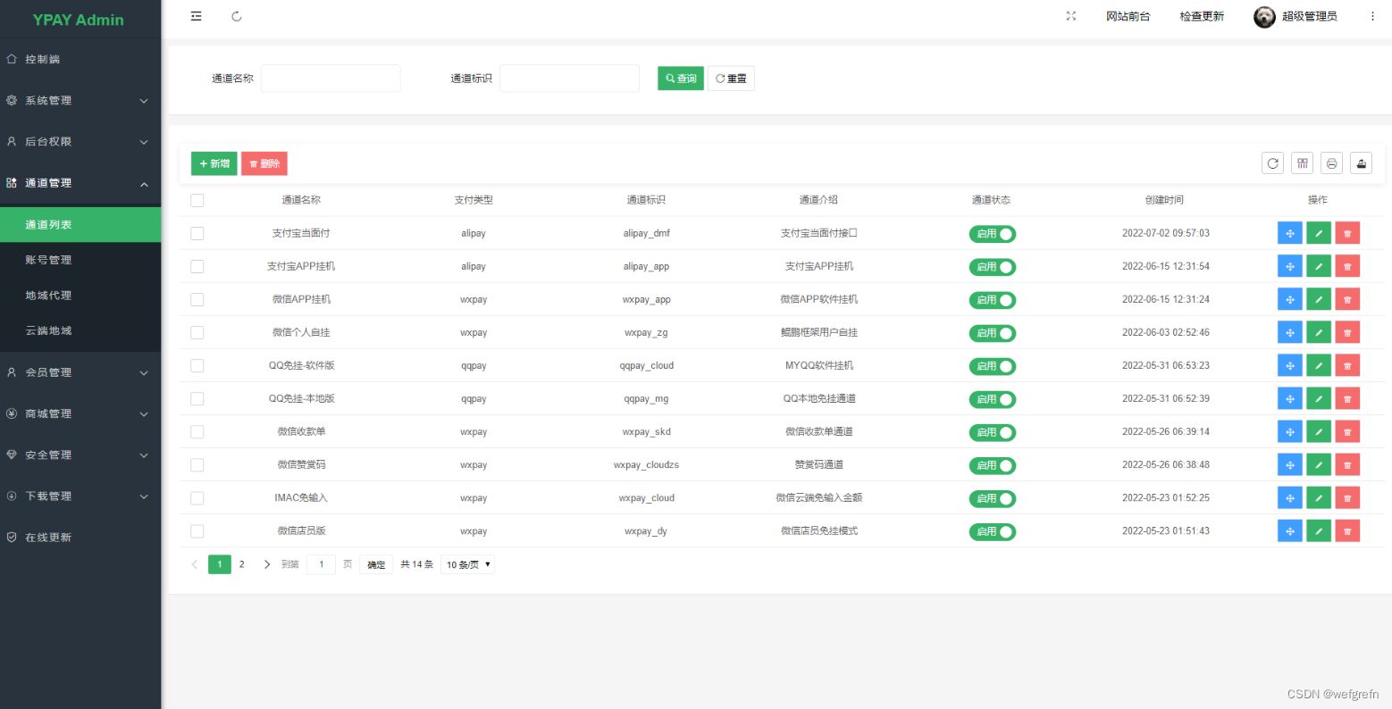 Ypay源支付系统源码V6.9.9版 PHP源码 第9张