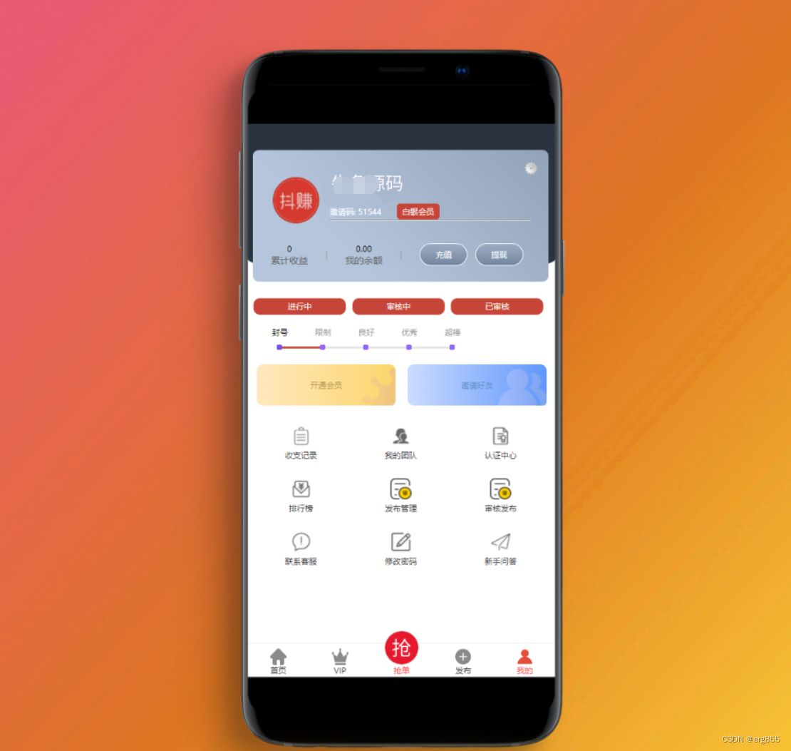 抖音在线点赞任务发布接单运营平台PHP网站源码+分级会员制度 PHP源码 第5张