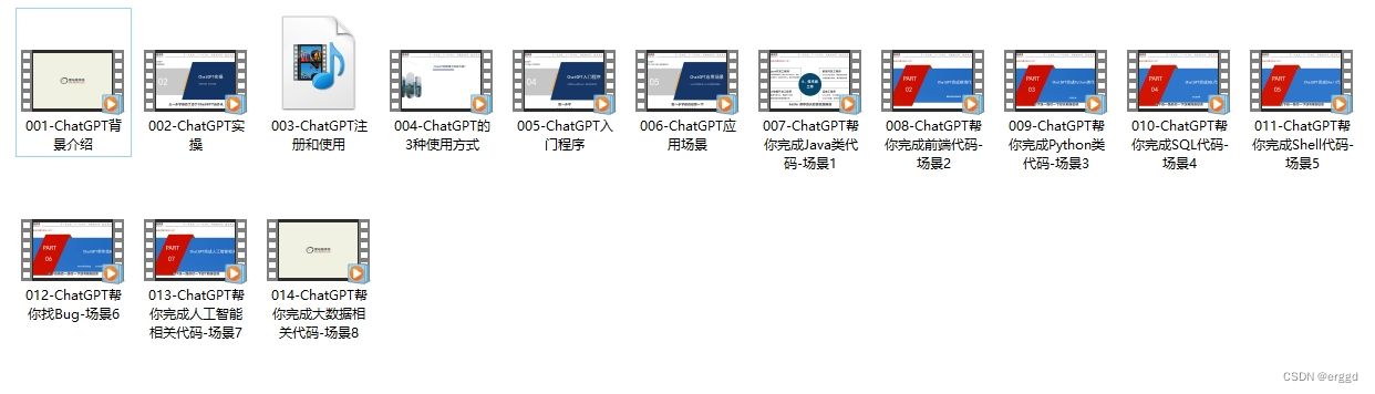 ChatGPT超全面从基础到实战视频教程 – 带源码课件